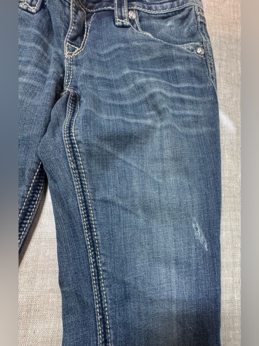 Y2K Rock Revival Women's Indigo Skinny , Debbie straight leg Jeans - Picture 5 of 14